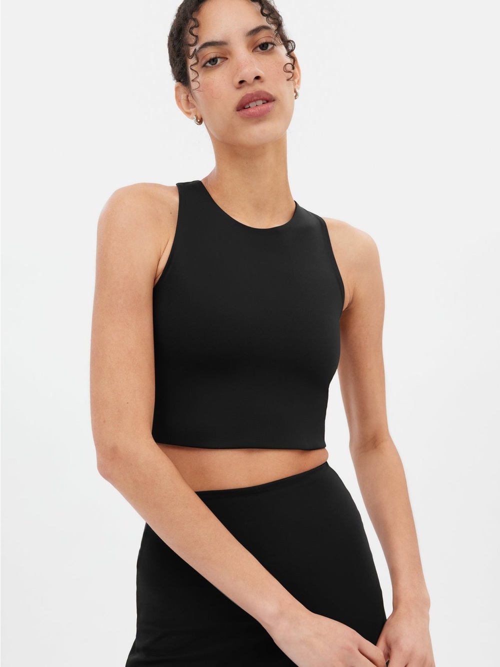 Girlfriend Collective Black  Tank Bra